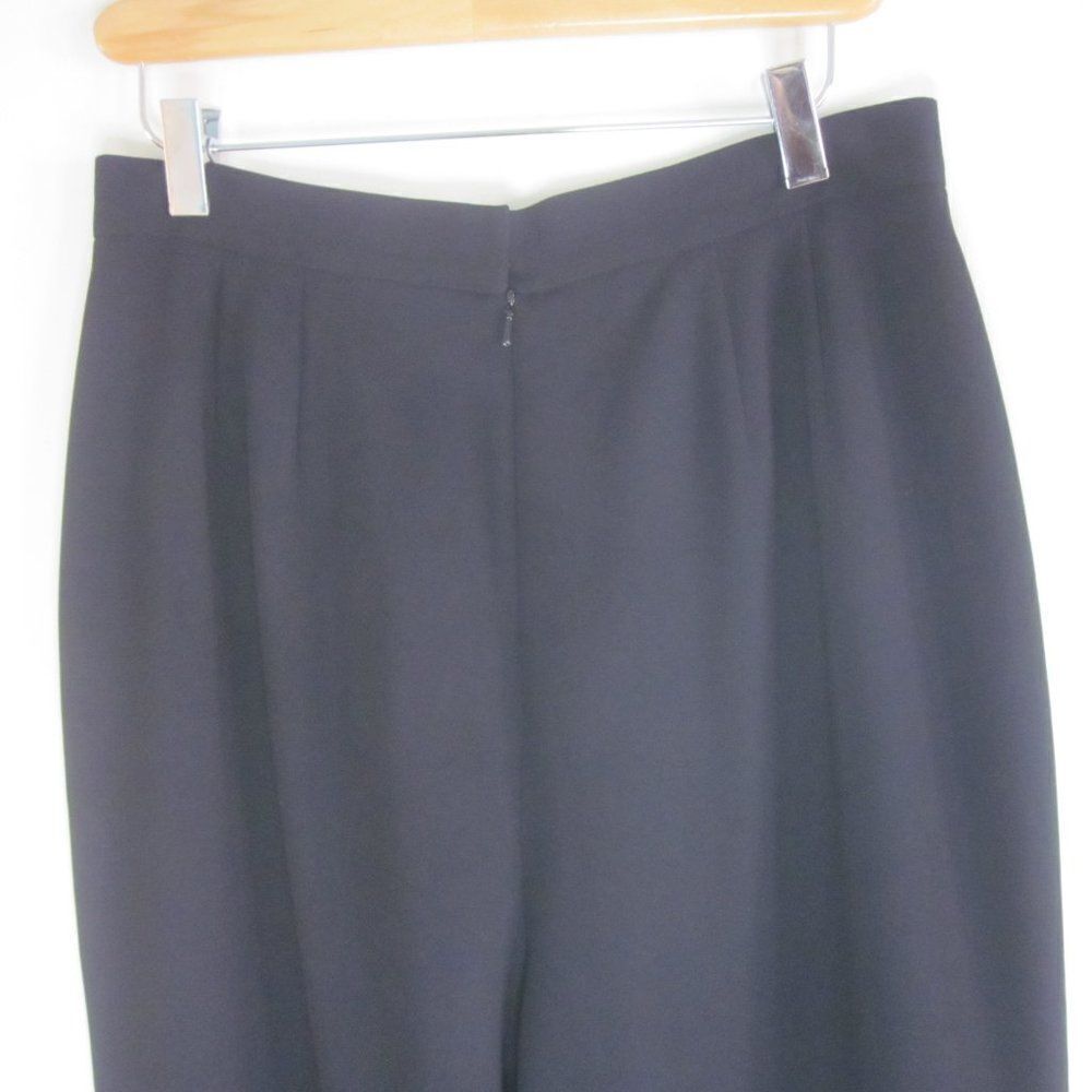 Emanuel Ungaro Womens Vintage Black High Rise Dress Pants 12 / 46 Perfect Cond. - Picture 9 of 9